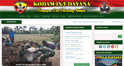 Desktop Screenshot of kodam-udayana.mil.id